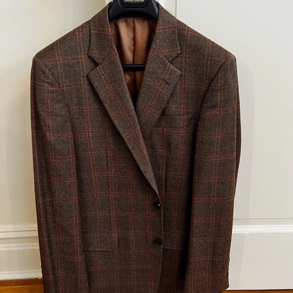 Brooks Brothers 1818 suit jacket blazer brown 38R